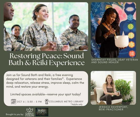 Free Sound Bath & Reiki Healing Event for Fellow Veterans and Families