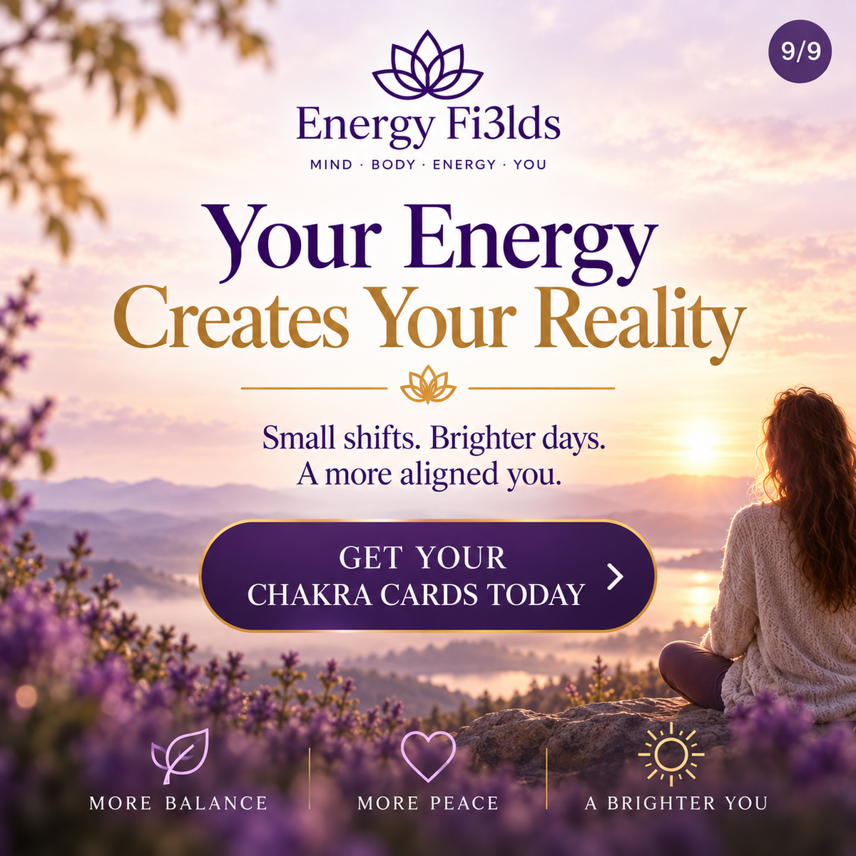 Energy Fi3lds Chakra Cards Complete Set