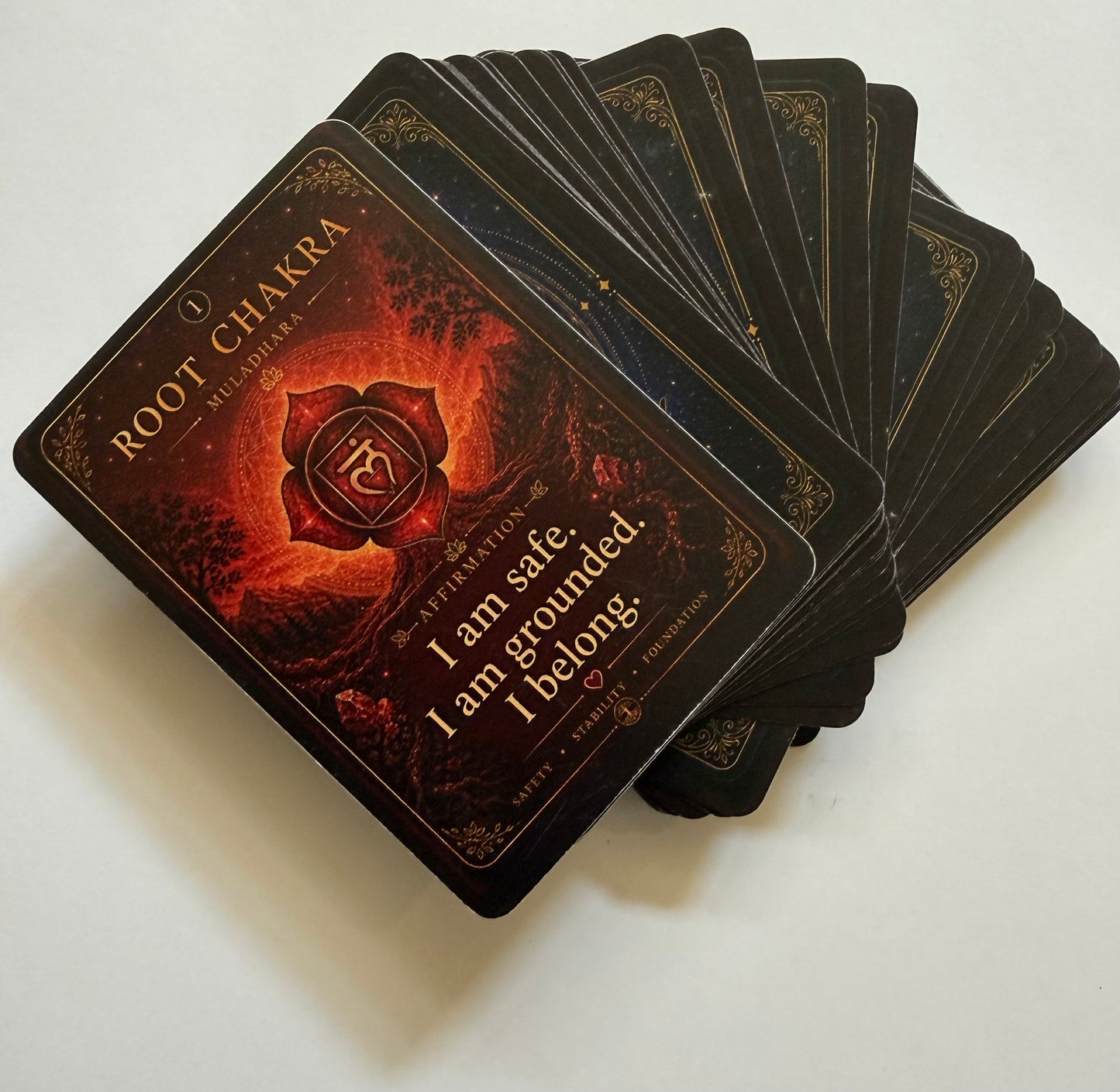 Energy Fields Chakra Cards