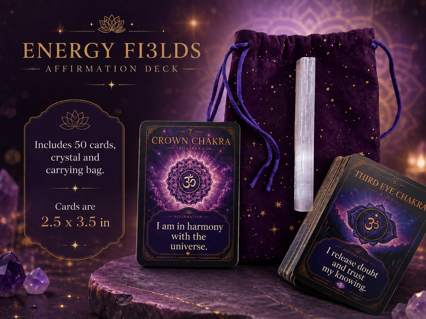 Energy Fields Chakra Cards
