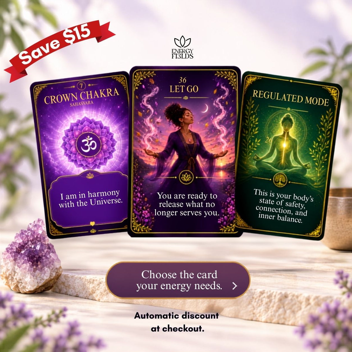 Energy Fields Chakra Cards