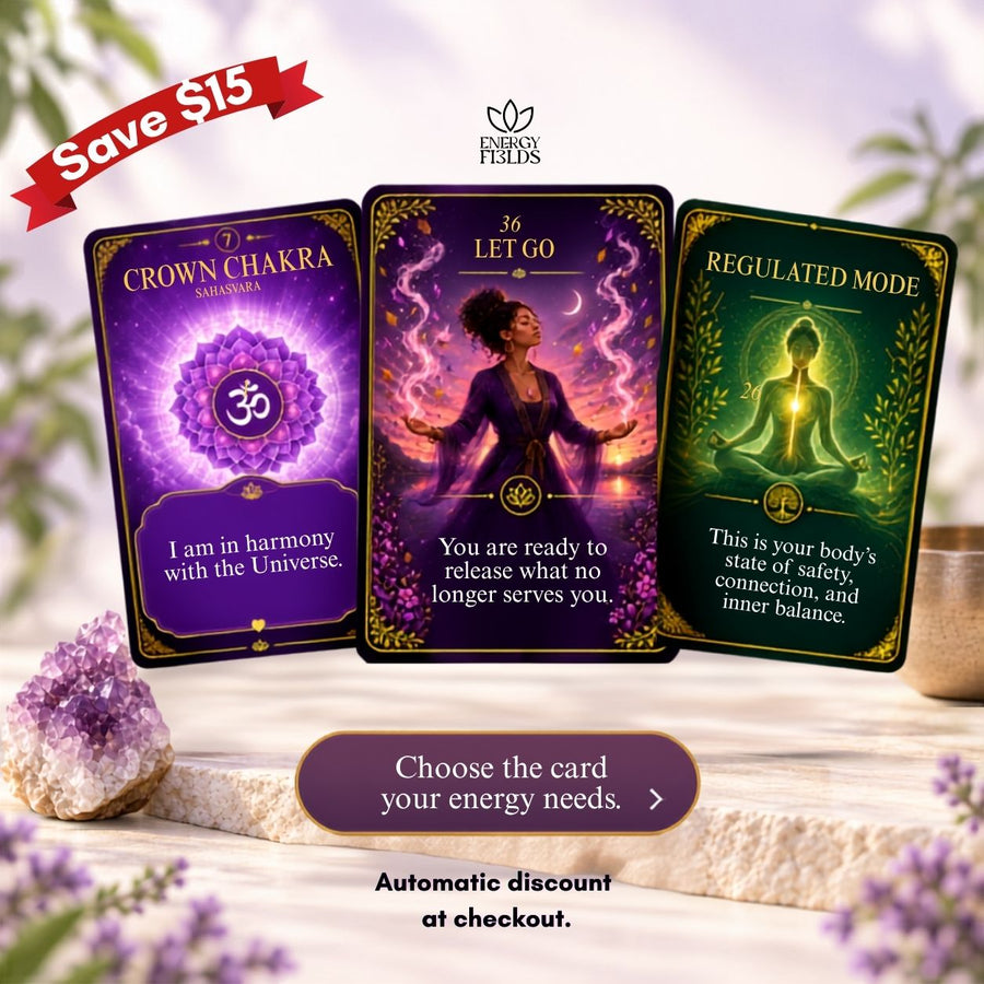 Energy Fields Chakra Cards