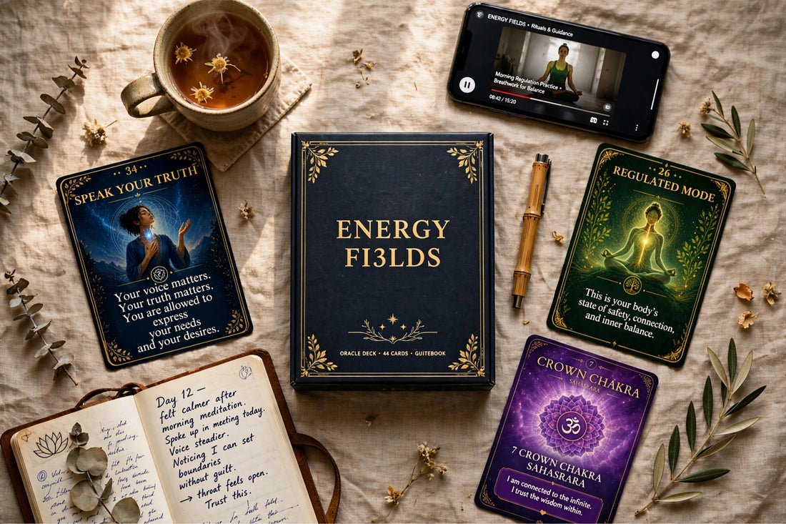 Energy Fi3lds Chakra Cards Essential Set
