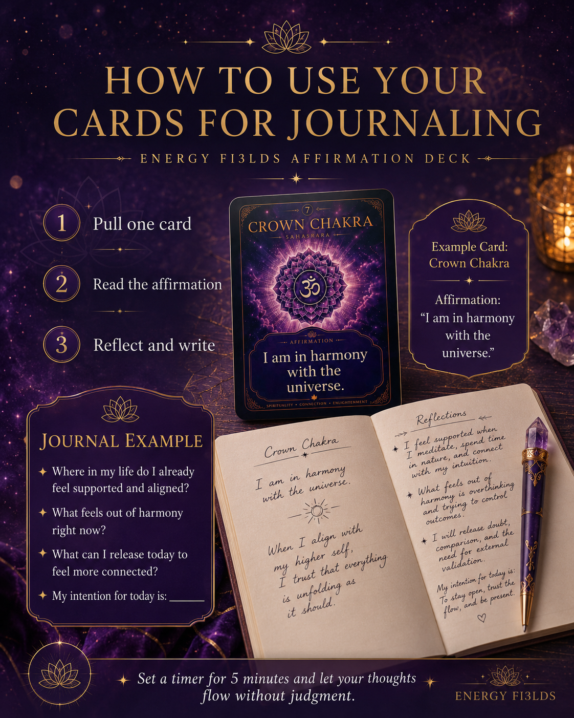 Energy Fields Chakra Cards