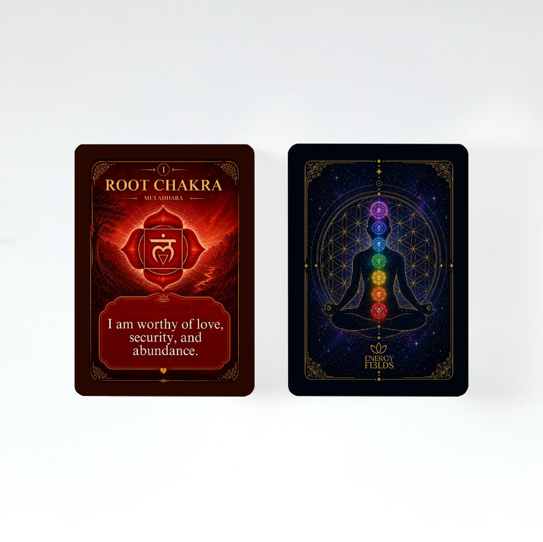 Energy Fi3lds Chakra Cards Essential Set